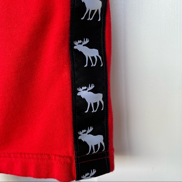 •Abercrombie Kids•  Boys Red Athletic Sweat Shorts - Kid's Size 5/6 - Picture 3 of 7
